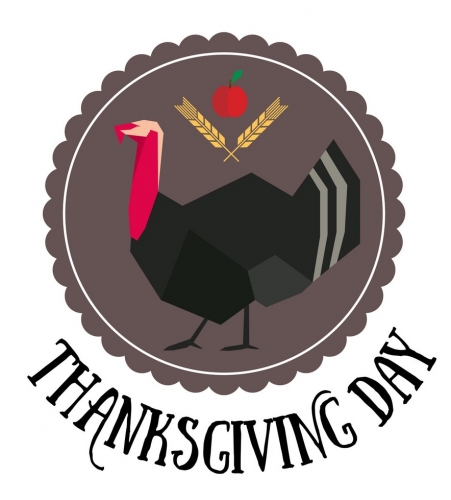 Thanksgiving Day Logo 31 custom vinyl decal