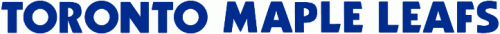 Toronto Maple Leafs 1970 71-1986 87 Wordmark Logo heat sticker
