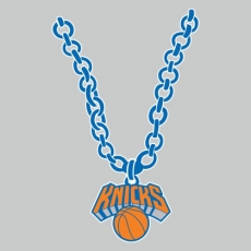 New York Knickerbockers Necklace logo heat sticker
