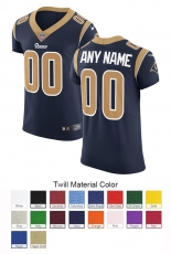 Los Angeles Rams Custom Letter and Number Kits For Navy Jersey Material Vinyl