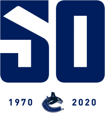 Vancouver Canucks 2019 20 Anniversary Logo 02 heat sticker