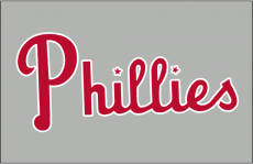 Philadelphia Phillies 1950-1969 Jersey Logo 02 custom vinyl decal