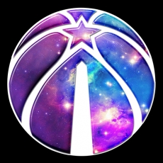Galaxy Washington Wizards Logo heat sticker