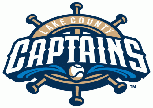 Lake County Captains 2011-Pres Primary Logo heat sticker