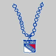 New York Rangers Necklace logo heat sticker
