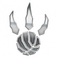 Toronto Raptors Silver Logo heat sticker