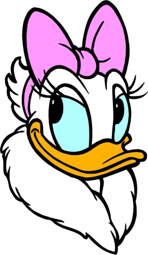 Donald Duck Logo 55 heat sticker