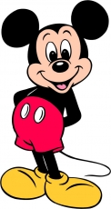 Mickey Mouse Logo 13 custom vinyl decal