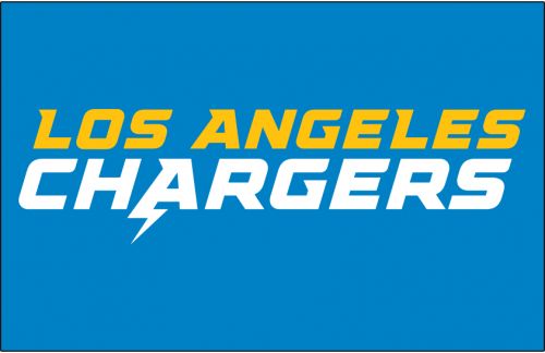 Los Angeles Chargers 2020-Pres Wordmark Logo 02 custom vinyl decal