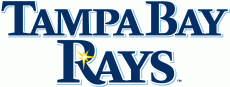 Tampa Bay Rays 2008-Pres Wordmark Logo heat sticker
