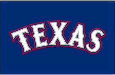 Texas Rangers 2009-2019 Batting Practice Logo heat sticker