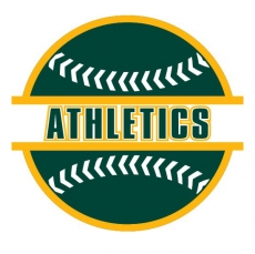 Baseball Oakland Athletics Logo heat sticker