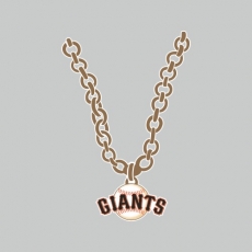 San Francisco Giants Necklace logo heat sticker