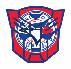 Autobots Toronto Blue Jays logo heat sticker
