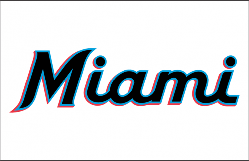 Miami Marlins 2019-Pres Jersey Logo 02 custom vinyl decal