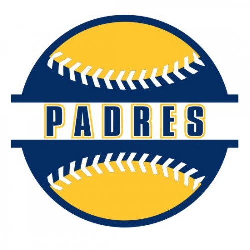 Baseball San Diego Padres Logo heat sticker