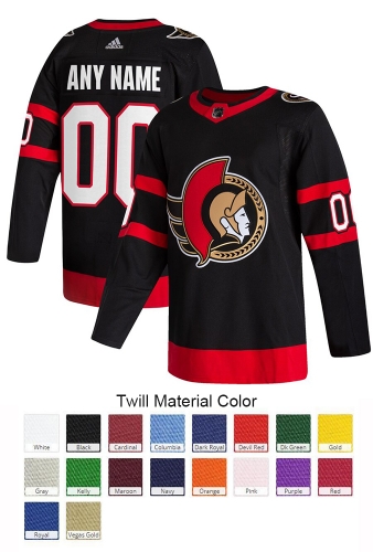 Ottawa Senators Custom Letter and Number Kits for Home Jersey 01 Material Twill