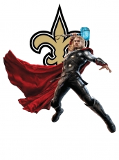 New Orleans Saints Thor Logo custom vinyl decal