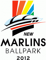 Miami Marlins 2012 Stadium Logo 03 heat sticker