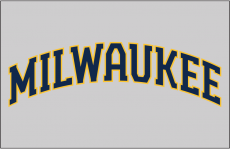 Milwaukee Brewers 2020-Pres Jersey Logo 01 custom vinyl decal
