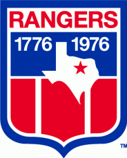 Texas Rangers 1976 Misc Logo heat sticker