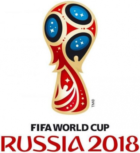 2018 World Cup Russia Primary Logo heat sticker