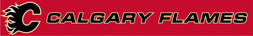 Calgary Flames 2009 10-Pres Wordmark Logo heat sticker