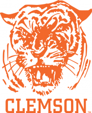 Clemson Tigers 1965-1969 Primary Logo heat sticker