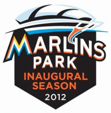 Miami Marlins 2012 Stadium Logo heat sticker