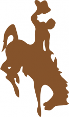 Wyoming Cowboys 1965-2005 Primary Logo heat sticker