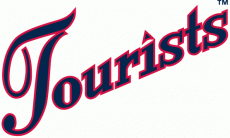 Asheville Tourists 1980-2004 Wordmark Logo heat sticker