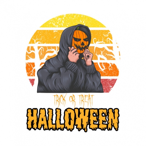 Halloween Logo 54 heat sticker