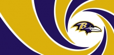 007 Baltimore Ravens logo heat sticker