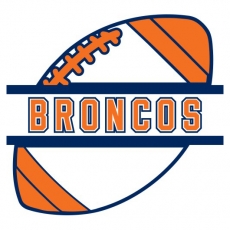 Football Denver Broncos Logo custom vinyl decal