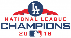 Los Angeles Dodgers 2018 Champion Logo heat sticker