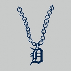 Detroit Tigers Necklace logo heat sticker