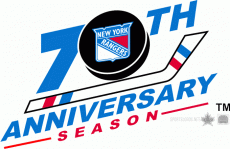New York Rangers 1995 96 Anniversary Logo heat sticker