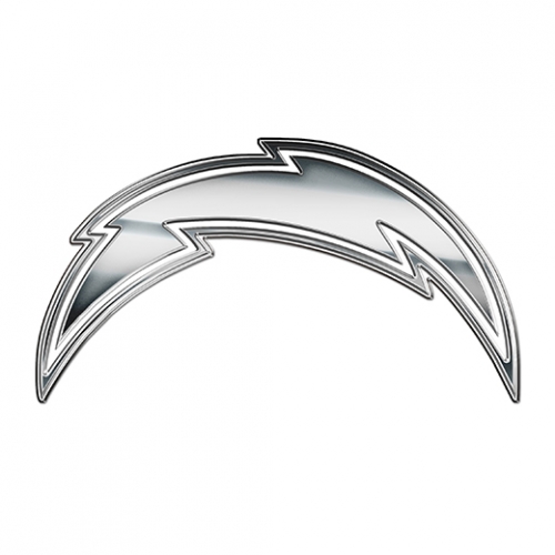 Los Angeles Chargers Silver Logo heat sticker