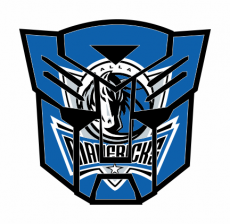 Autobots Dallas Mavericks logo heat sticker
