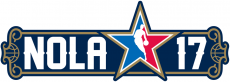 NBA All-Star Game 2016-2017 Wordmark Logo heat sticker