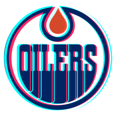 Phantom Edmonton Oilers logo heat sticker