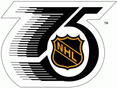 National Hockey League 1991 Anniversary Logo heat sticker