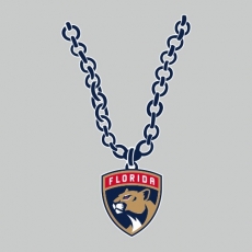 Florida Panthers Necklace logo heat sticker