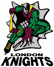 London Knights 1994 95-2001 02 Primary Logo custom vinyl decal