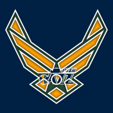 Airforce Utah Jazz logo heat sticker