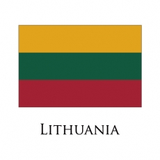 Lithuania flag logo custom vinyl decal