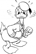 Donald Duck Logo 06 heat sticker