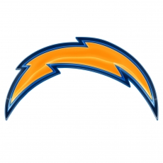 Los Angeles Chargers Crystal Logo heat sticker