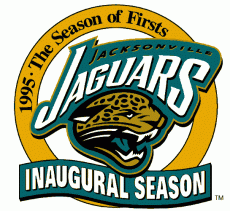 Jacksonville Jaguars 1995 Anniversary Logo custom vinyl decal