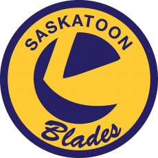 Saskatoon Blades 1983 84-1992 93 Primary Logo custom vinyl decal